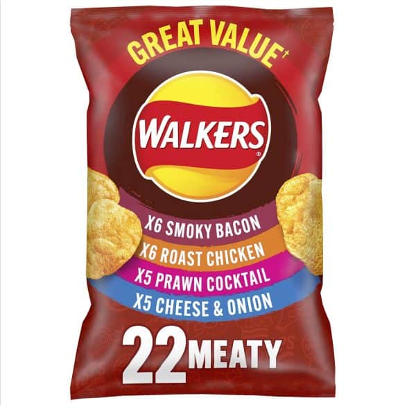 Walkers patatine carnose multipack 22x25 g recensione